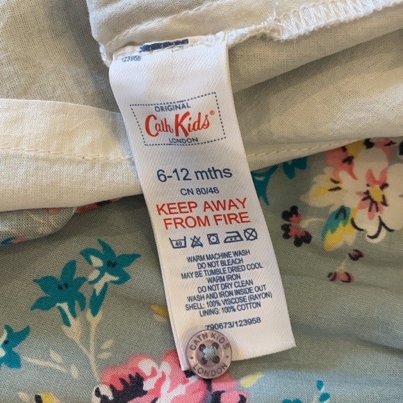 6-12 M Cath Kids London Floral Dress with Carter’s Sweater - Picture 6 of 15